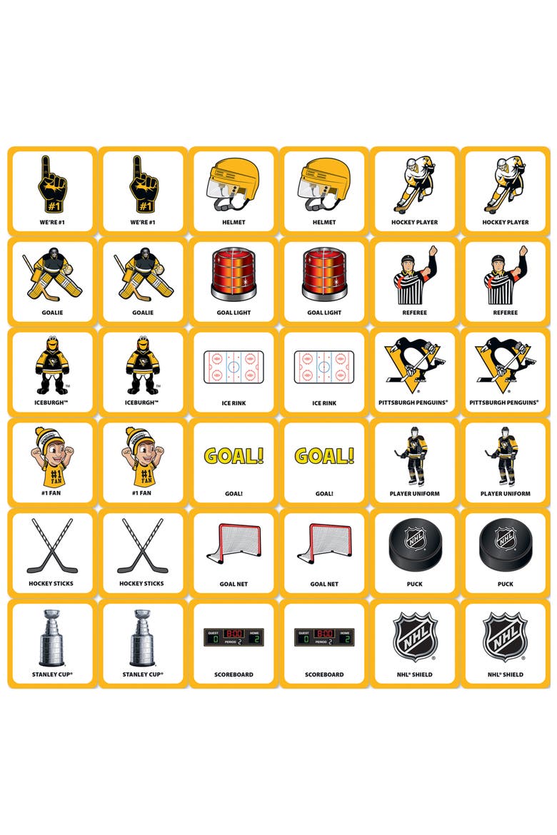 Pittsburgh Penguins Matching Game, Alternate, color, Multicolor