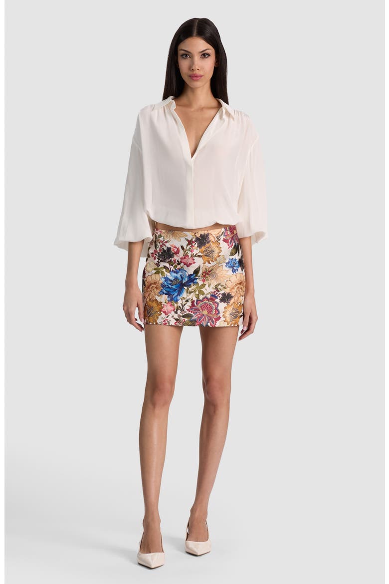 Rubi Floral Micro Miniskirt, Alternate, color, FLNPETLSSM
