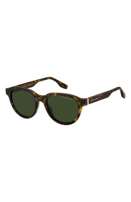 Marc Jacobs 52mm Round Sunglasses In Brown