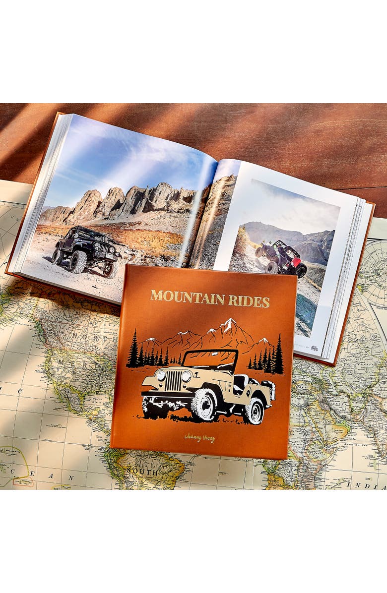 Graphic Image Mountain Rides by Johnny Vacay Leather Edition, Alternate, color, Tan