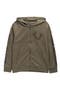 Kids' Rhinestone Horseshoe Logo Zip-Up Hoodie