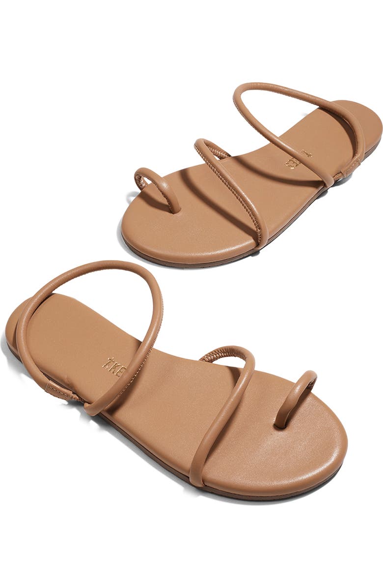 TKEES Mia Tubular Sandal, Alternate, color, Cocoa Butter