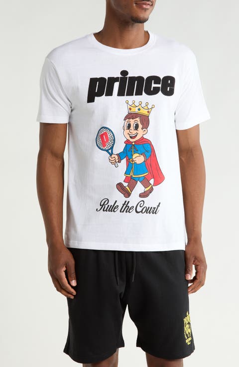 Graphic Print Cotton-Blend T-Shirt