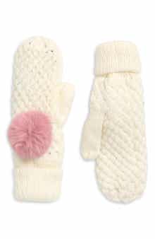 SURELL Knit Glitz Mittens