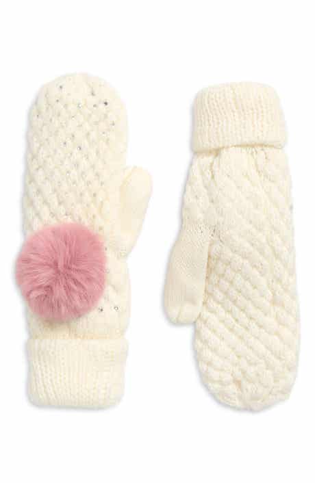 SURELL Knit Glitz Mittens