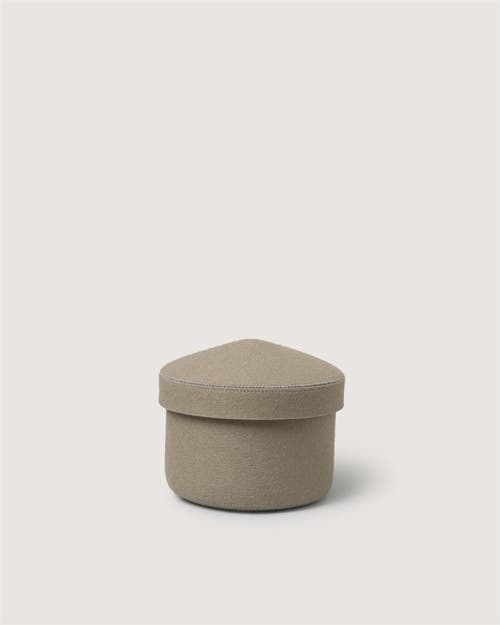 Graf & Lantz Graf Lantz Merino Wool Small Bin W/ Lid In Brown