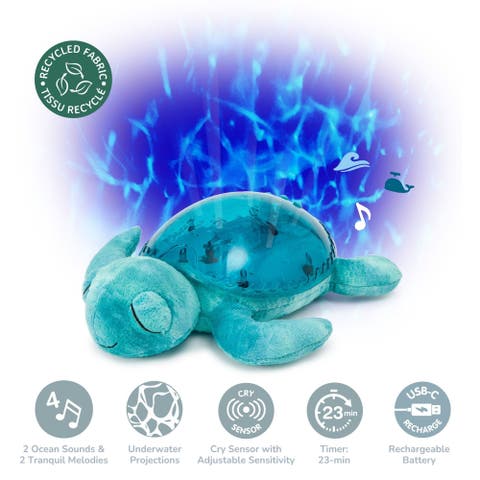 Tranquil Turtle Eco - Nightlight Projector toy & Soothing Sound Machine for Better Sleep