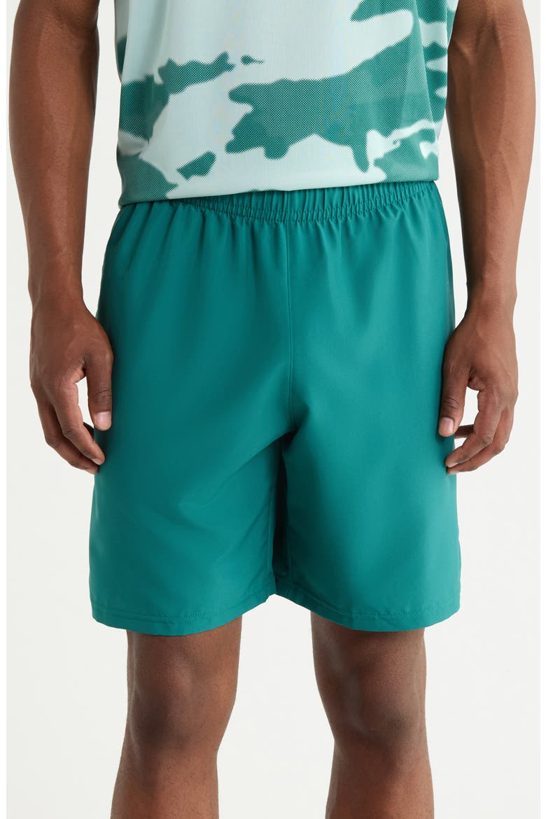 Tech Woven Wordmark Shorts, Main, color, 338 RACK GREEN