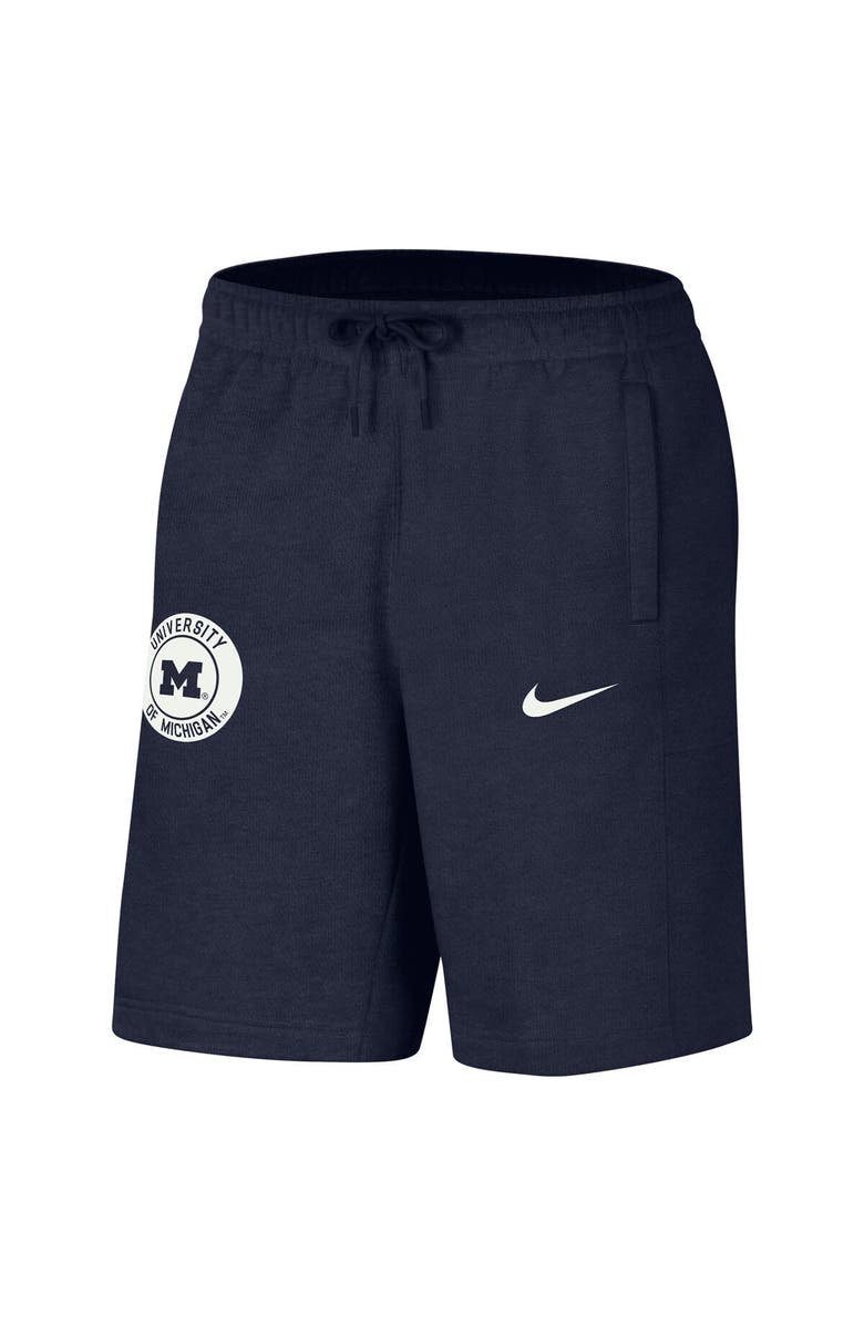 Nike Men's Nike Navy Michigan Wolverines Logo Shorts, Alternate, color, Navy