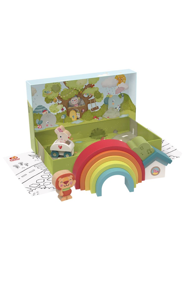 Enchanted Rainbow Roleplay Stacking Toy, Main, color, Multi / Green