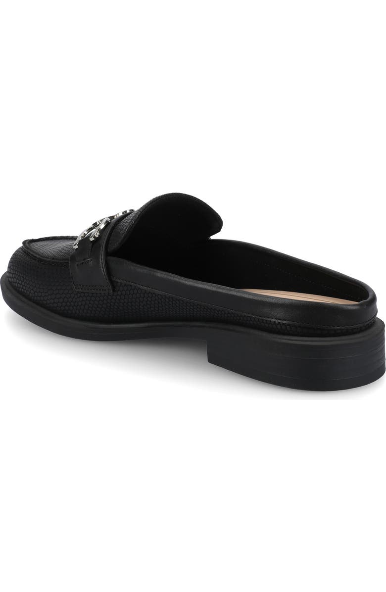 Journee Collection Rayla Bit Mule, Alternate, color, Black Lizard