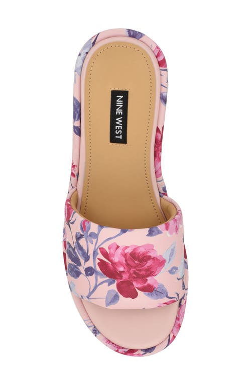 Nine West Copen Platform Sandal In Medium Pink