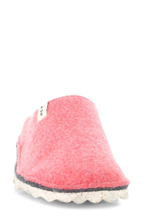 Fly London Natura Wool Felt Mule In Pink
