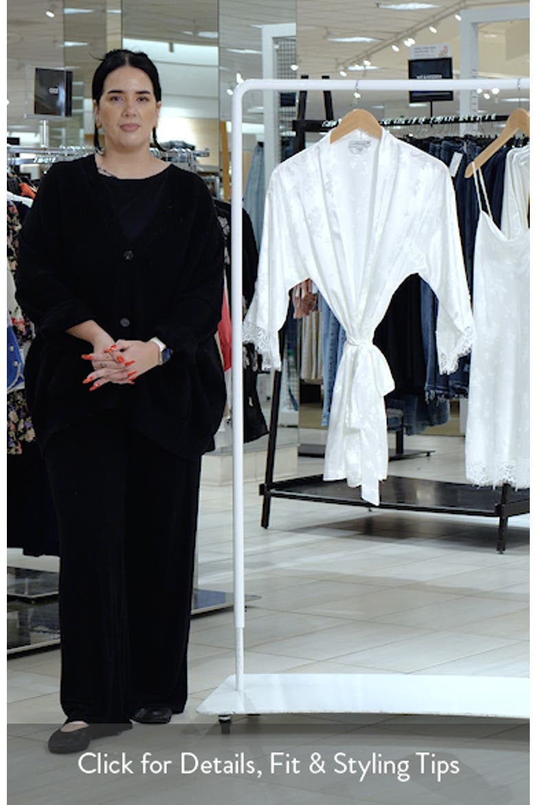 Shane Jacquard Satin Robe video