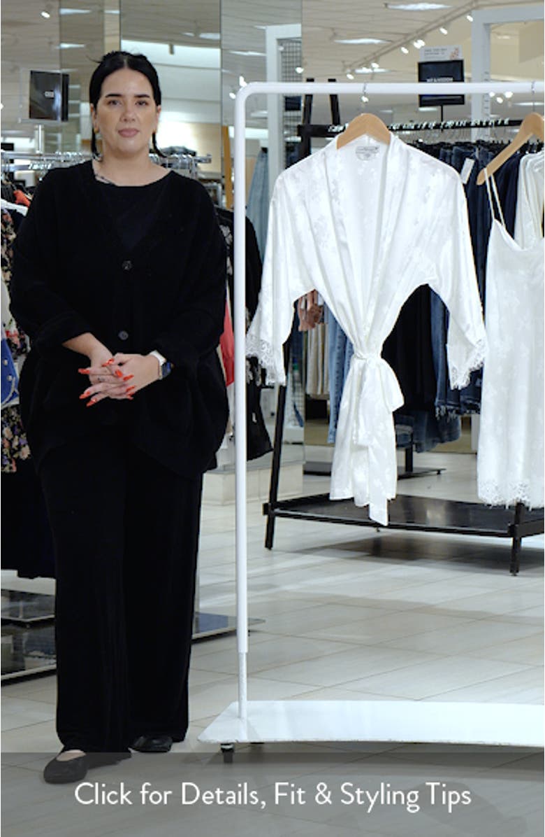 Shane Jacquard Satin Robe, sales video thumbnail