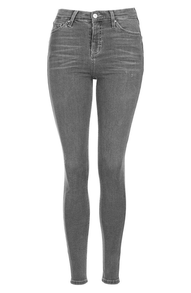 Topshop Jamie High Rise Ankle Skinny Jeans, Alternate, color, 