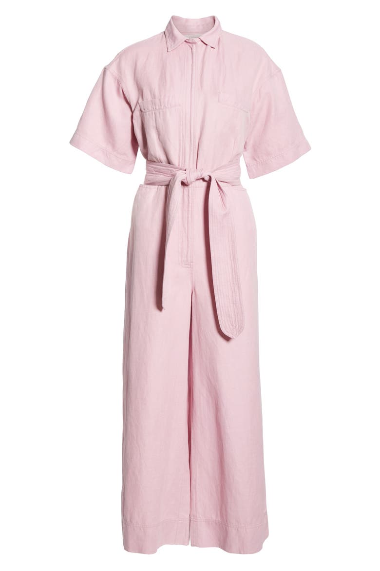 Baleare Twill Jumpsuit, Alternate, color, LILAC