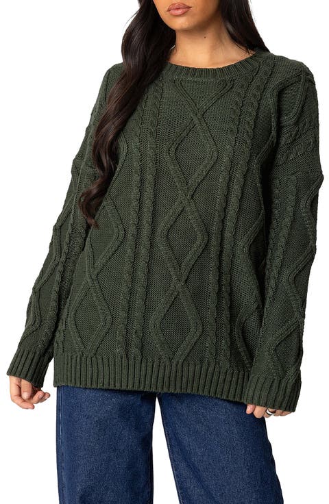 Kennedy Oversize Cable Stitch Sweater