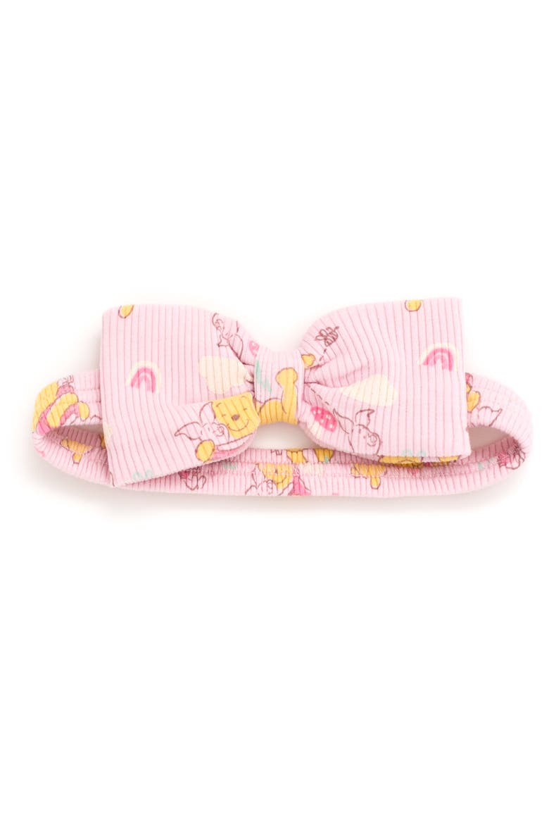 Bodysuit Shorts & Headband Set, Alternate, color, Winnie the Pooh Pink