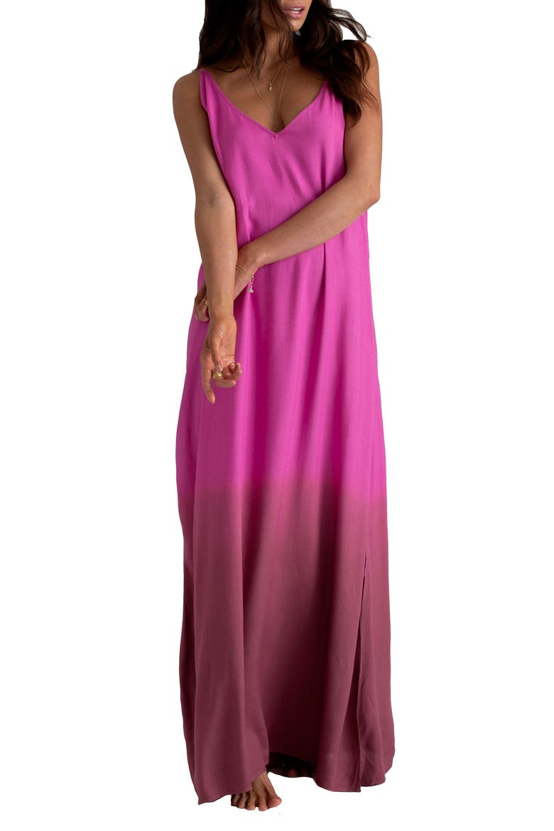 x Sincerely Jules High Point Maxi Dress, Alternate, color, ROSA