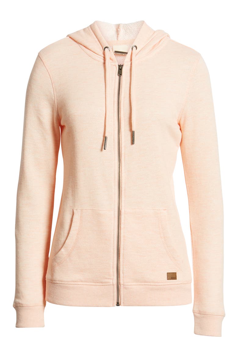 Trippin Hoodie, Alternate, color, SALMON HEATHER