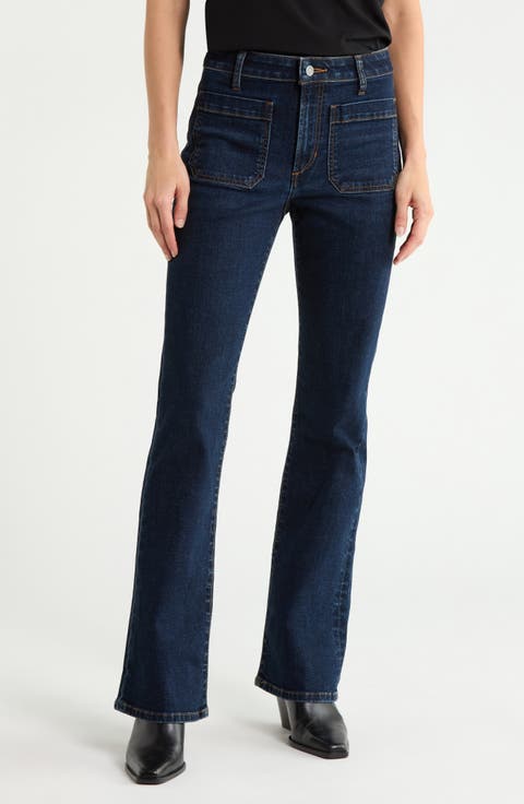 High Rise Curvy Bootcut Jeans