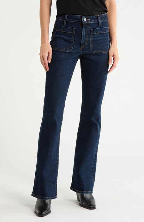 High Rise Curvy Bootcut Jeans
