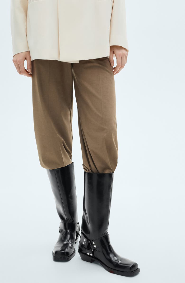 MANGO Patent Engineer Boot, Alternate, color,