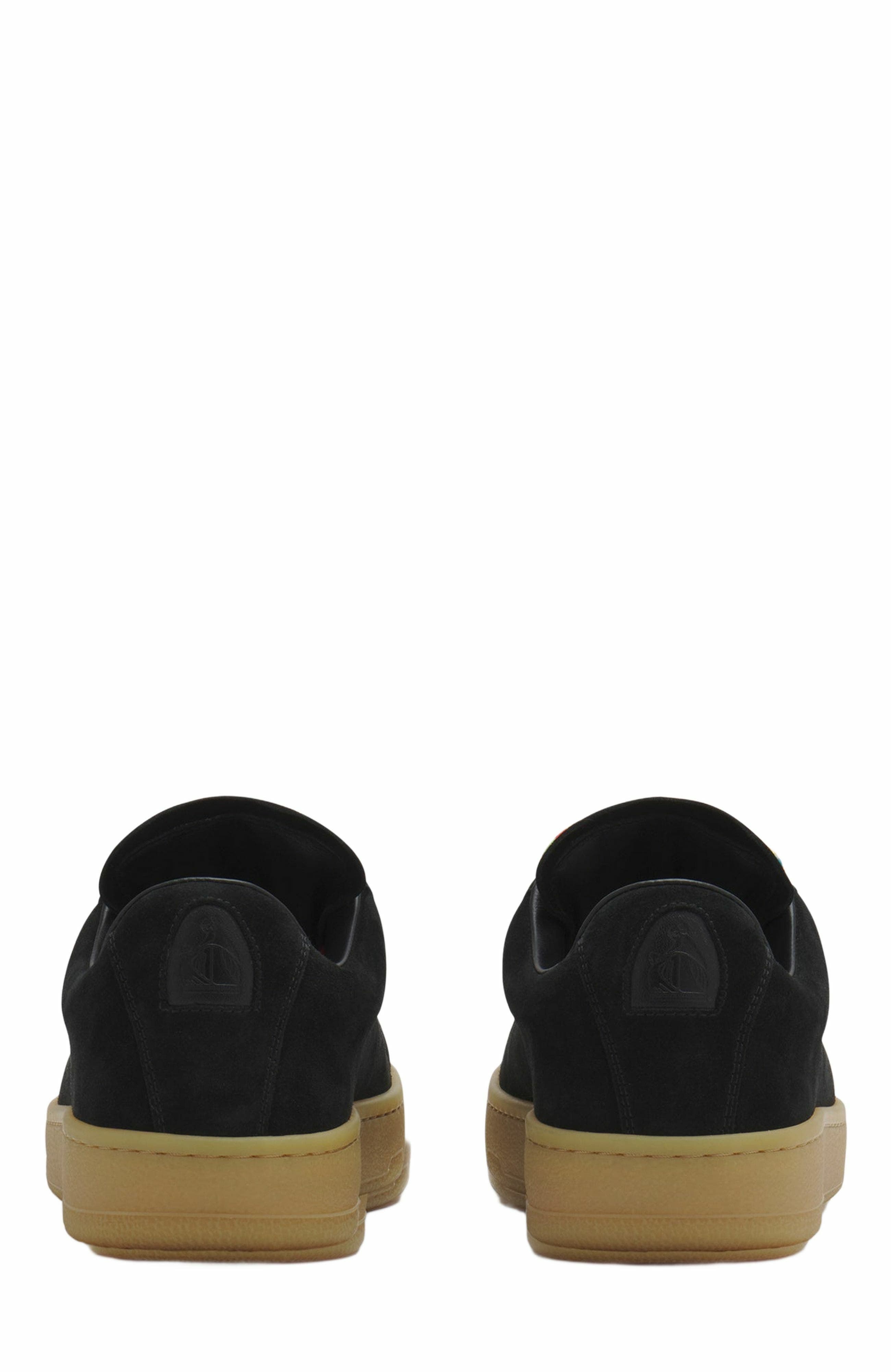 Lanvin Suede Curb Lite Sneakers For Men, Alternate, color, 