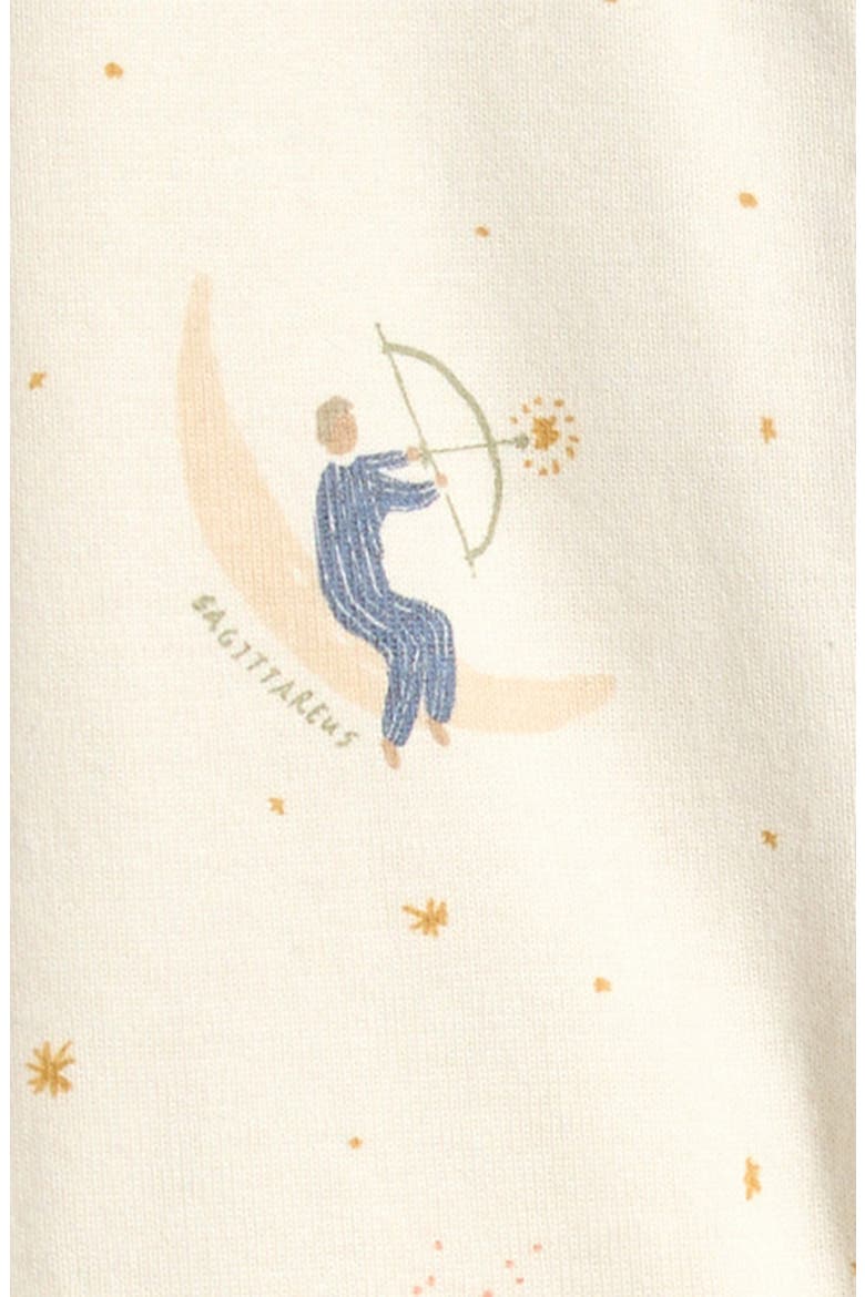 Print Rib Footie, Alternate, color, ZODIAC