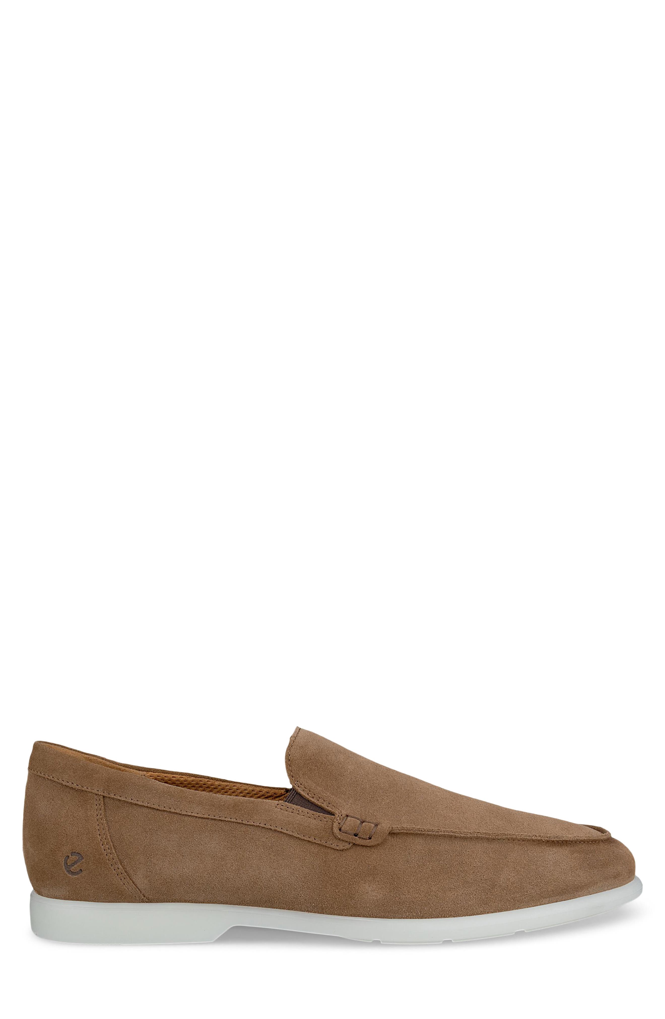 ECCO Metropole Verona Loafer, Alternate, color, Camel Nubuck