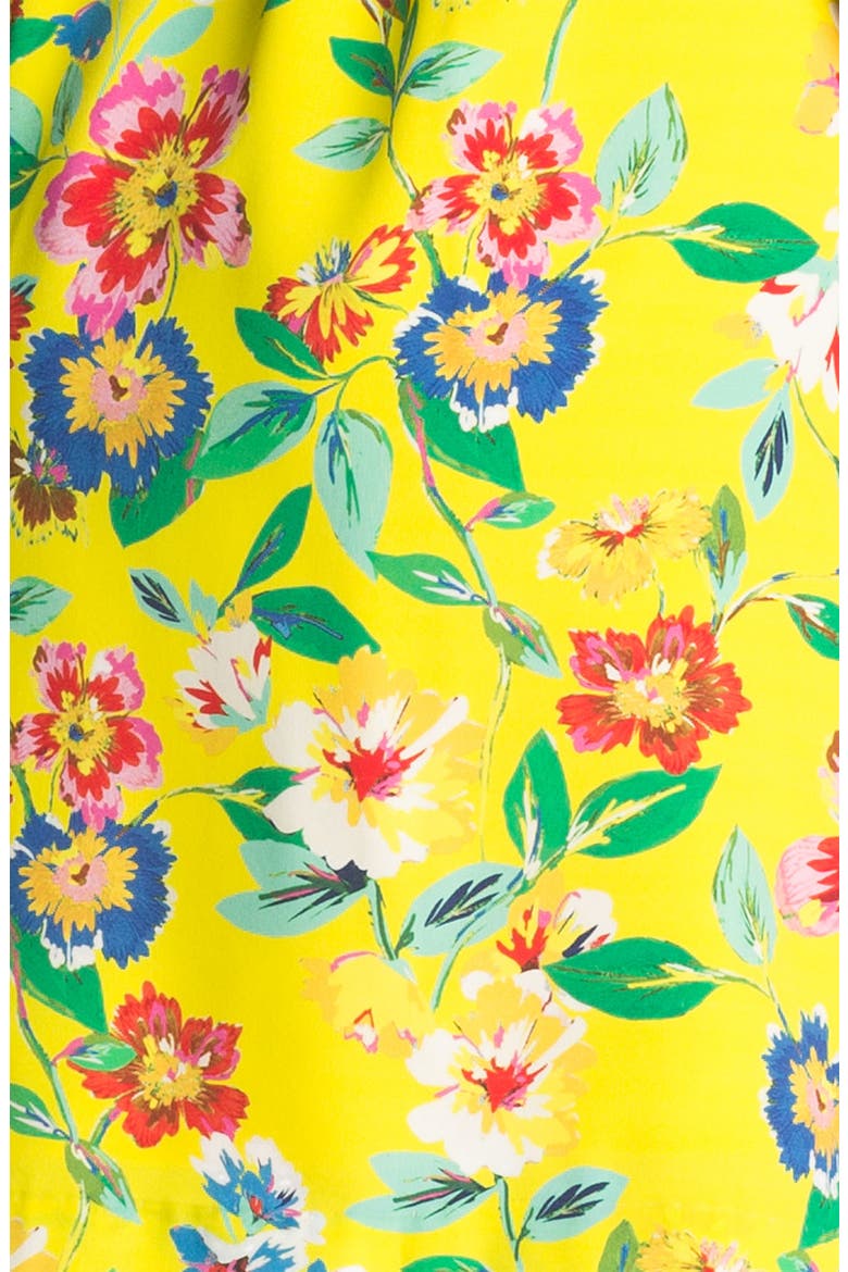 'cathleen' print silk wrap dress, Alternate, color, DONOVAN YELLOW