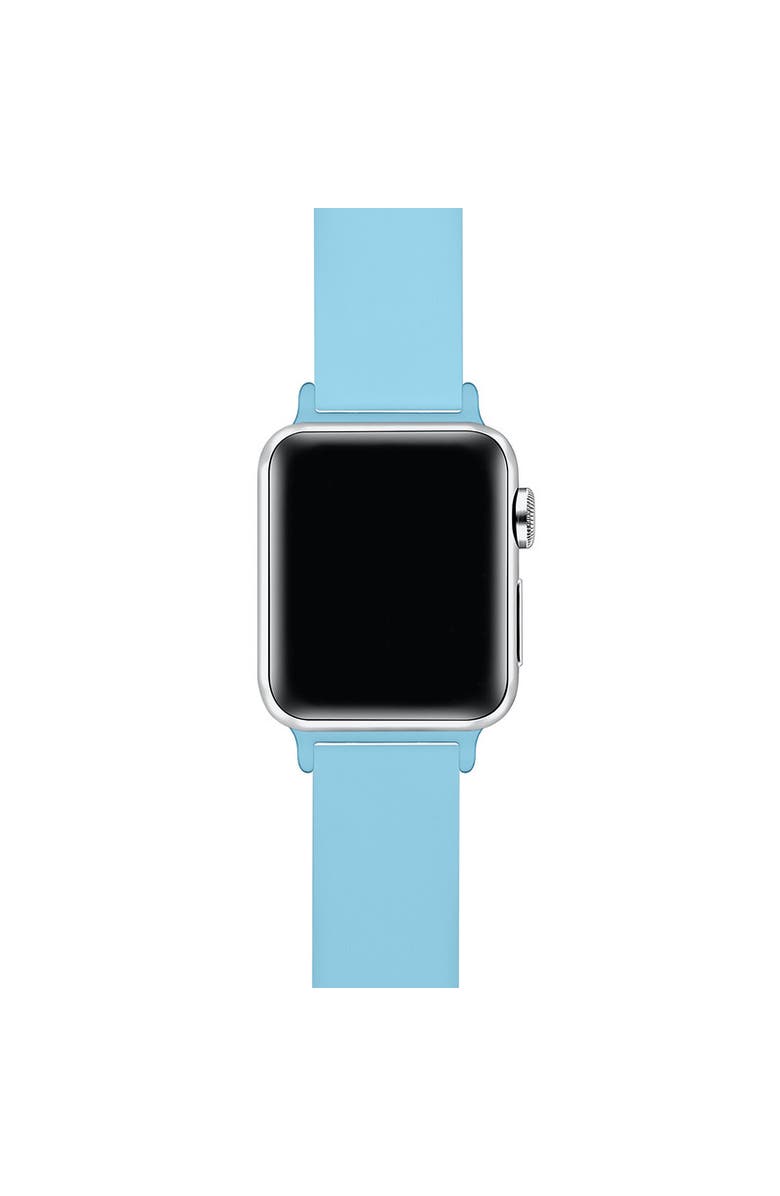 Posh Tech Silicone Band for Apple Watch, Alternate, color, Retro Blue