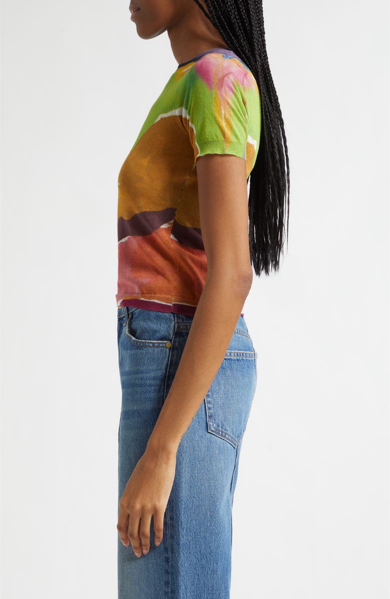 Ulla Johnson Sana Cotton Blend T-Shirt, Alternate, color, Nature Abhors A Vacuum