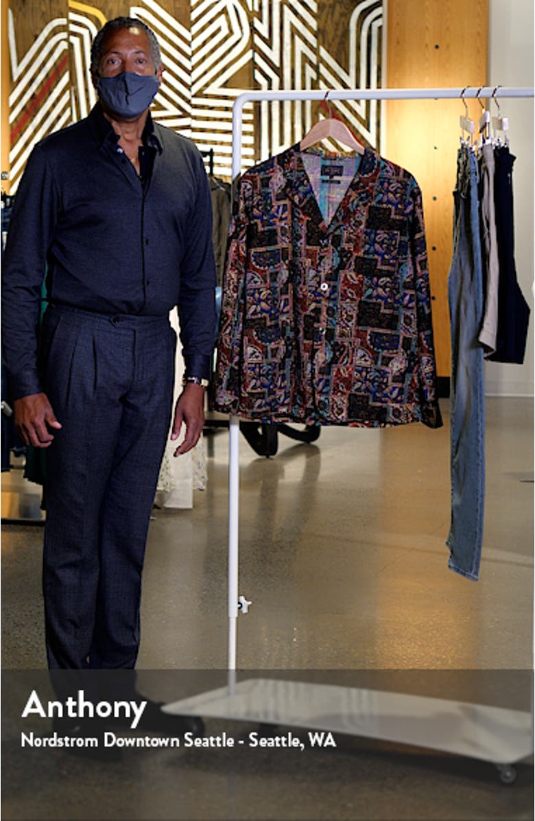 Paisley Patchwork Print Wool Sport Coat, sales video thumbnail