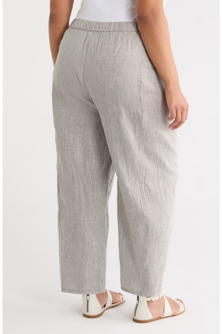 Ankle Length Lantern Linen Blend Pants, Alternate, color, WREN