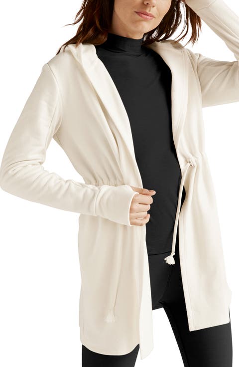 On the Go Open Front Hooded Jacket