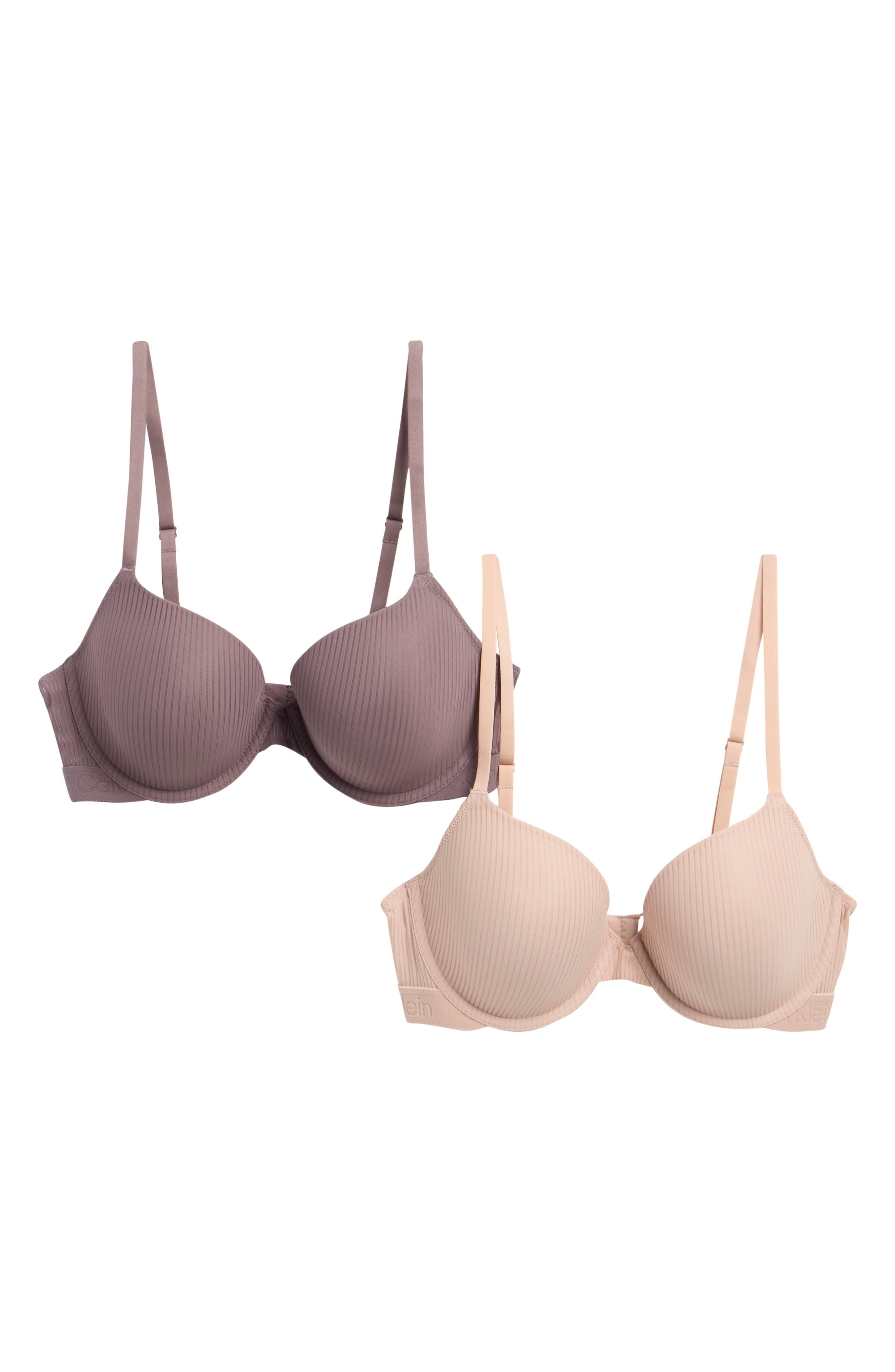 2-Pack Sensual Sheer Lightly Lined Demi Bra