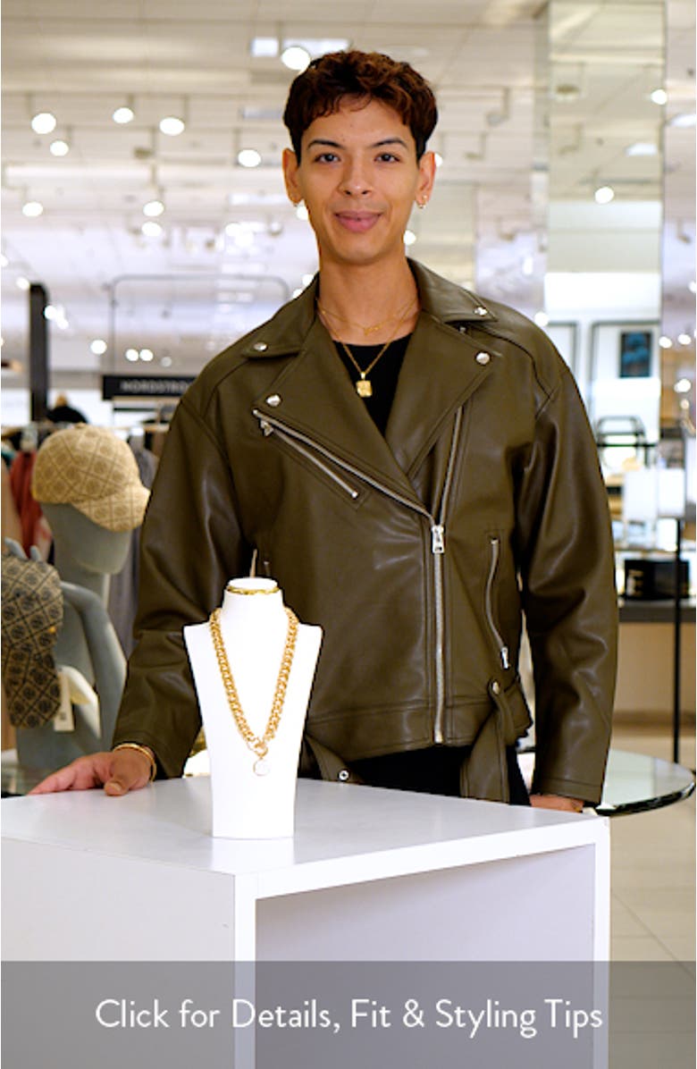 Crystal Disc Collar Necklace, sales video thumbnail