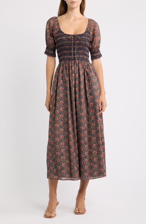 Madeline Nap Midi Dress
