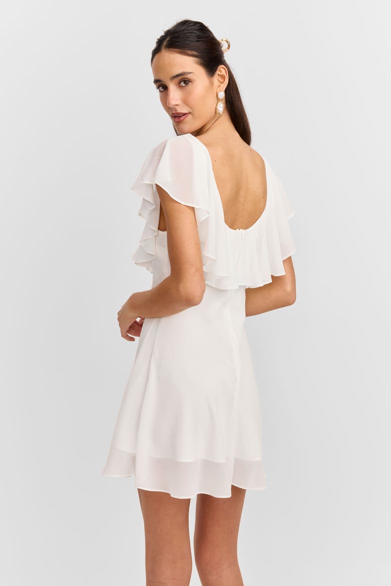 Aurora Mini Dress, Alternate, color, Ivory