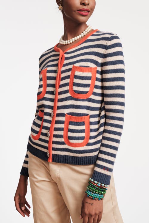 FRANCES VALENTINE FRANCES VALENTINE PIERRE STRIPE SWEATER 