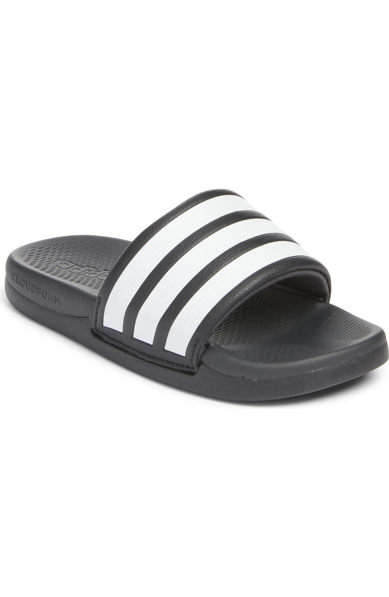 adidas Kids' Adilette Comfort 2.0 Sport Slide, Main, color, Core Black/ White/ Carbon