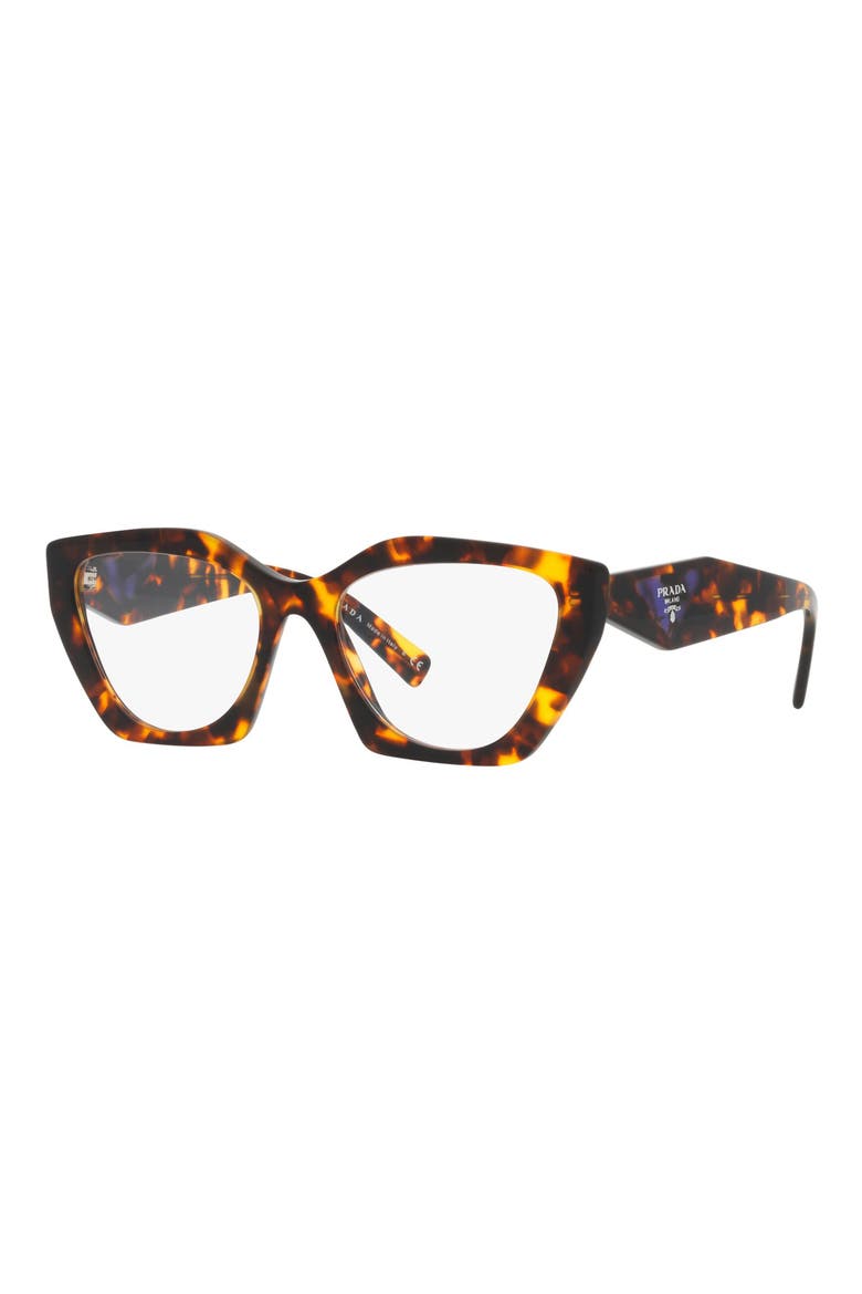 54mm Cat Eye Optical Glasses, Alternate, color, HONEY