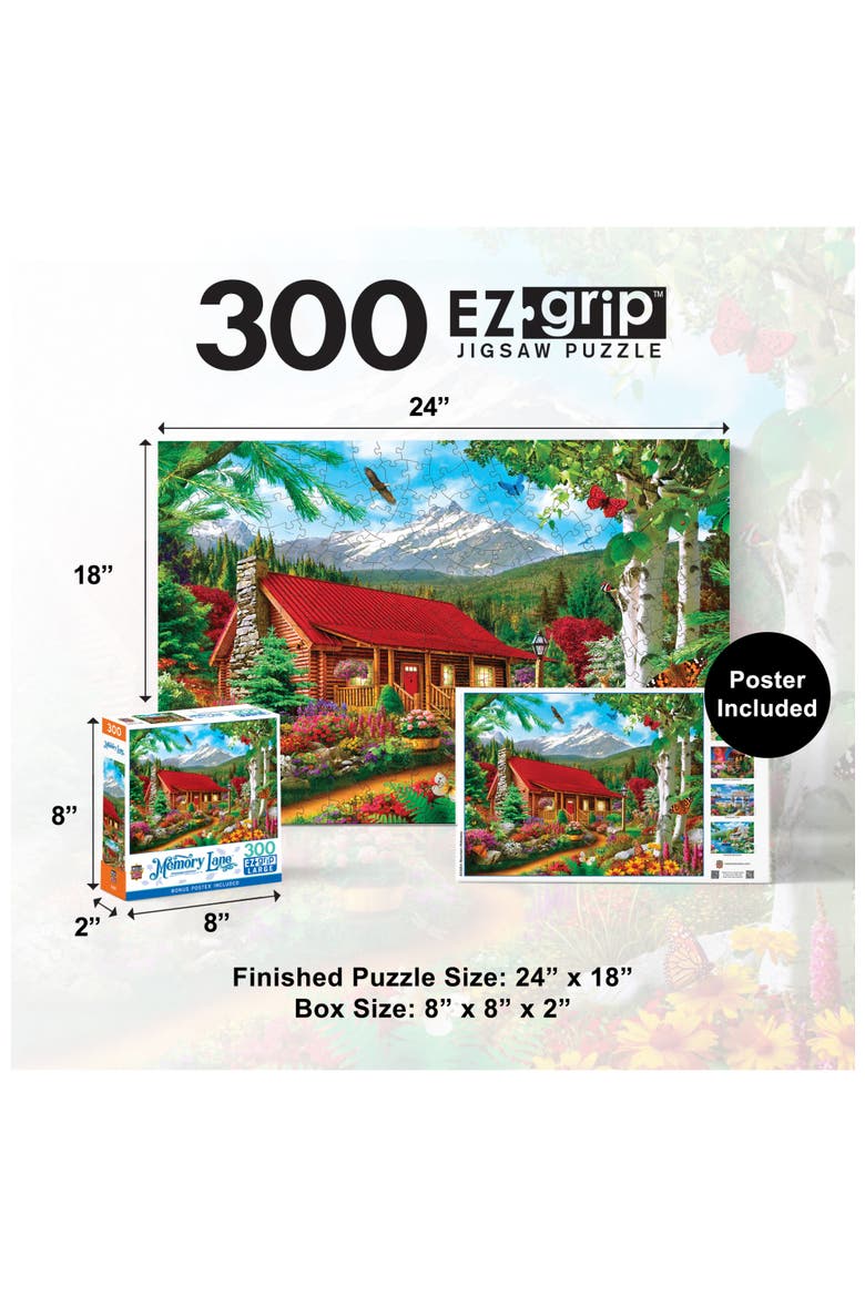 Mountain Hideaway 300 Piece Puzzle, Alternate, color, Multicolor