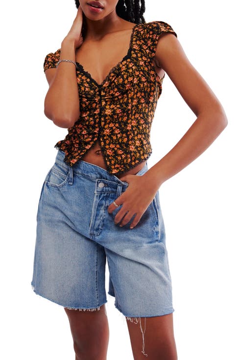 Faye Floral Crop Top