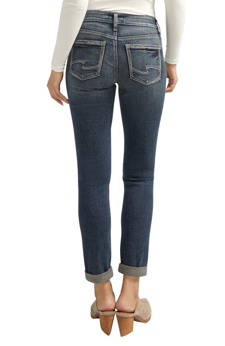 Silver Jeans Co. Girlfriend Slim Leg Jeans, Alternate, color, 