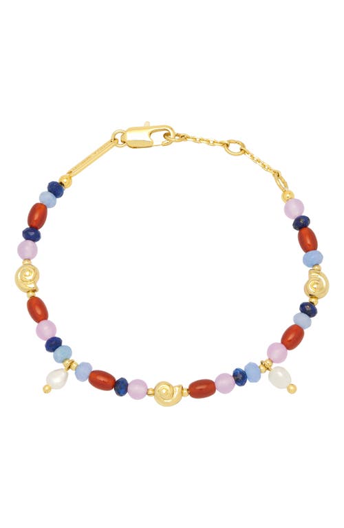 Estella Bartlett Beaded Charm Bracelet in Multi  product