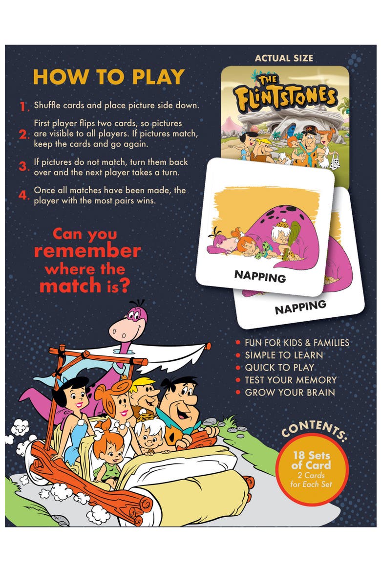 The Flintstones Matching Game, Alternate, color, Multicolor