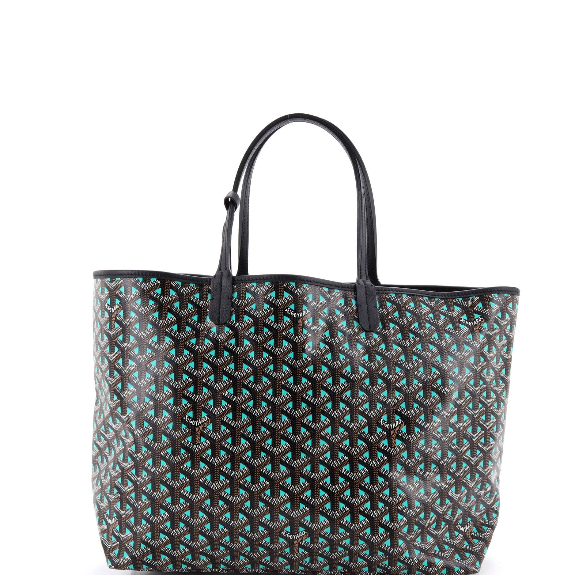 Saint Louis Tote Claire Voie Coated Canvas PM, Alternate, color, Green